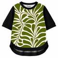 Leaf Geometry – Women Botanical Pattern T-shirt | Rangori